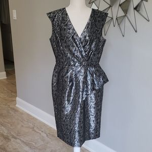 Evan Picone Metallic Cocktail Dress